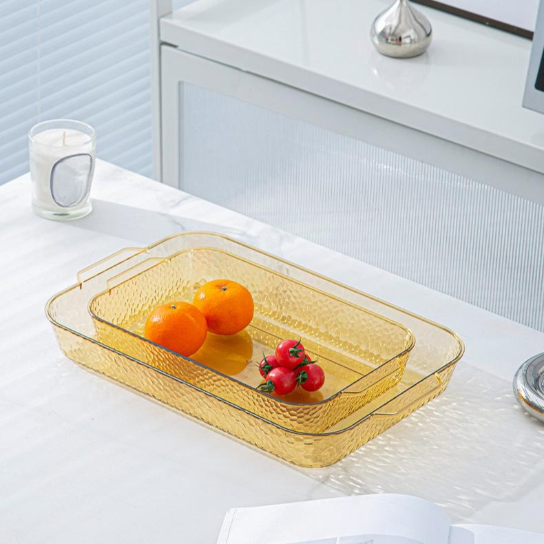 多功能透明水果收納托盤