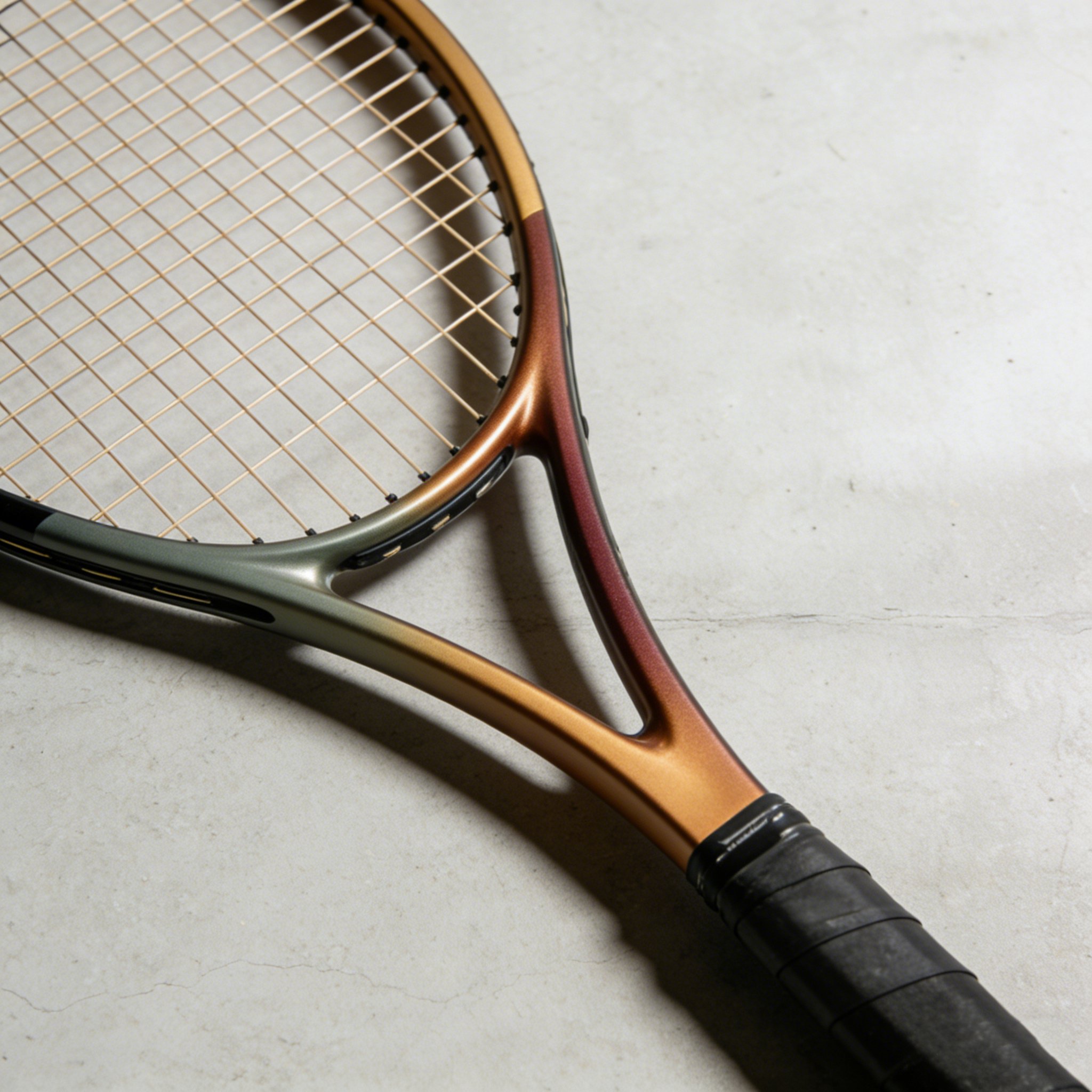 カーボン素材耐久テニスラケット