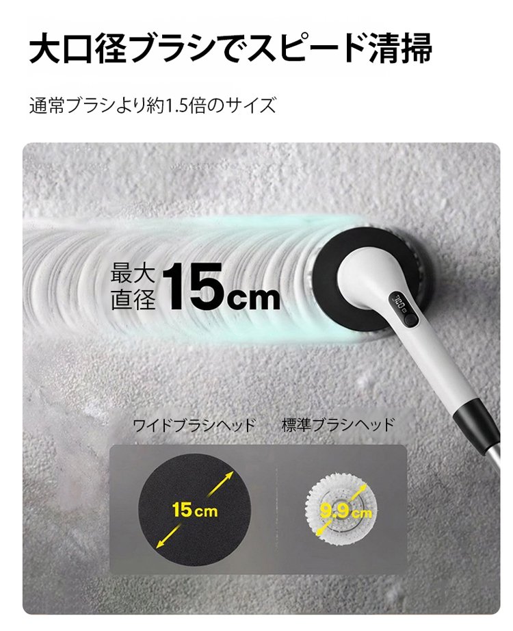 用途に合わせて使い分けできるクリーニングブラシセット