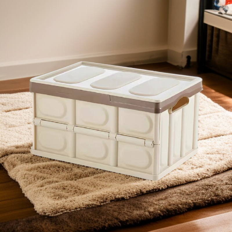 プラスチック折りたたみ収納ボックス