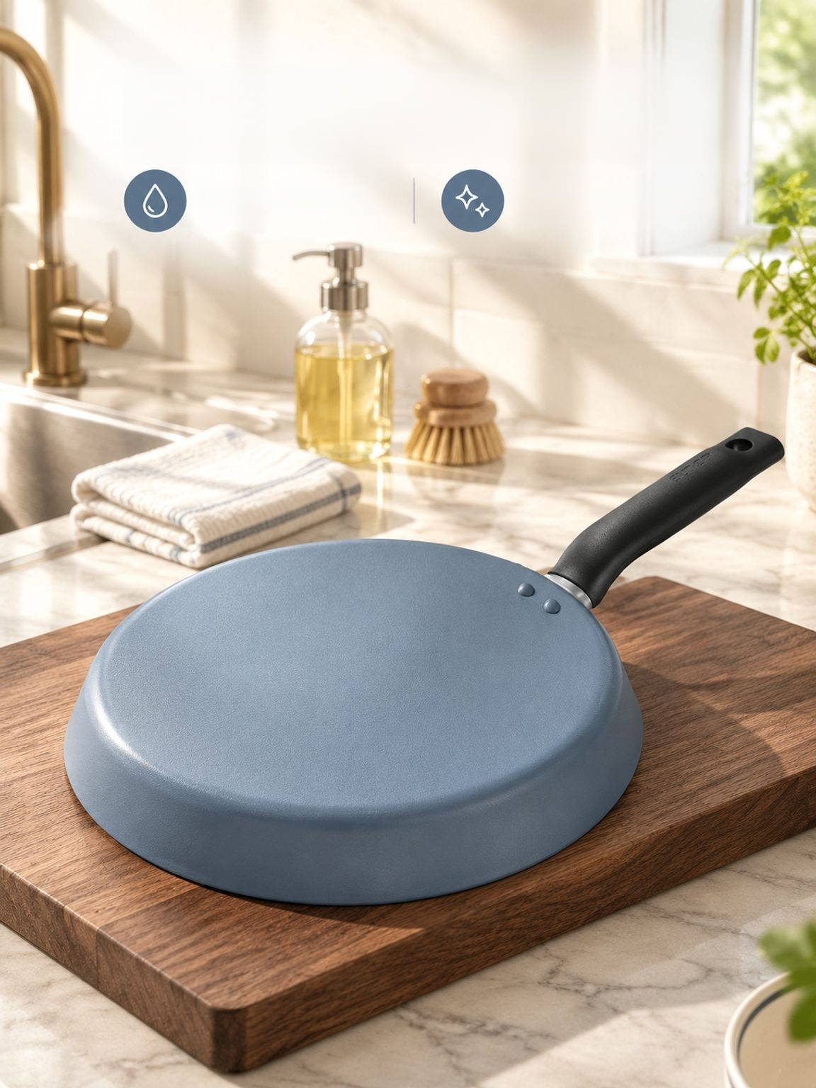 Poêle de cuisine Supor compatible gaz pour préparer des œufs