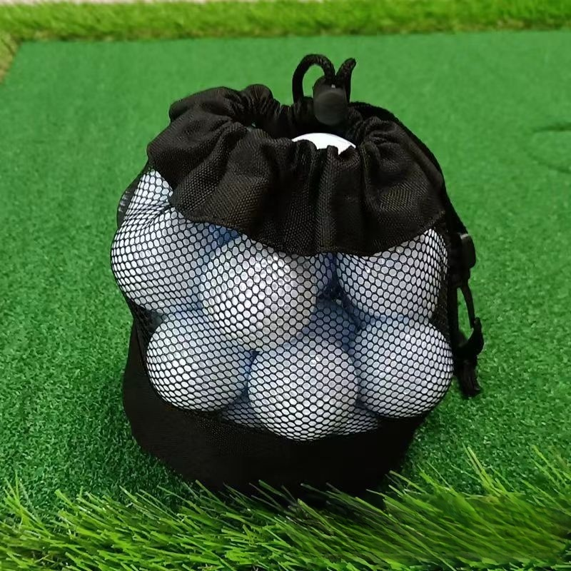 Single-Sided Mesh Drawstring Bag