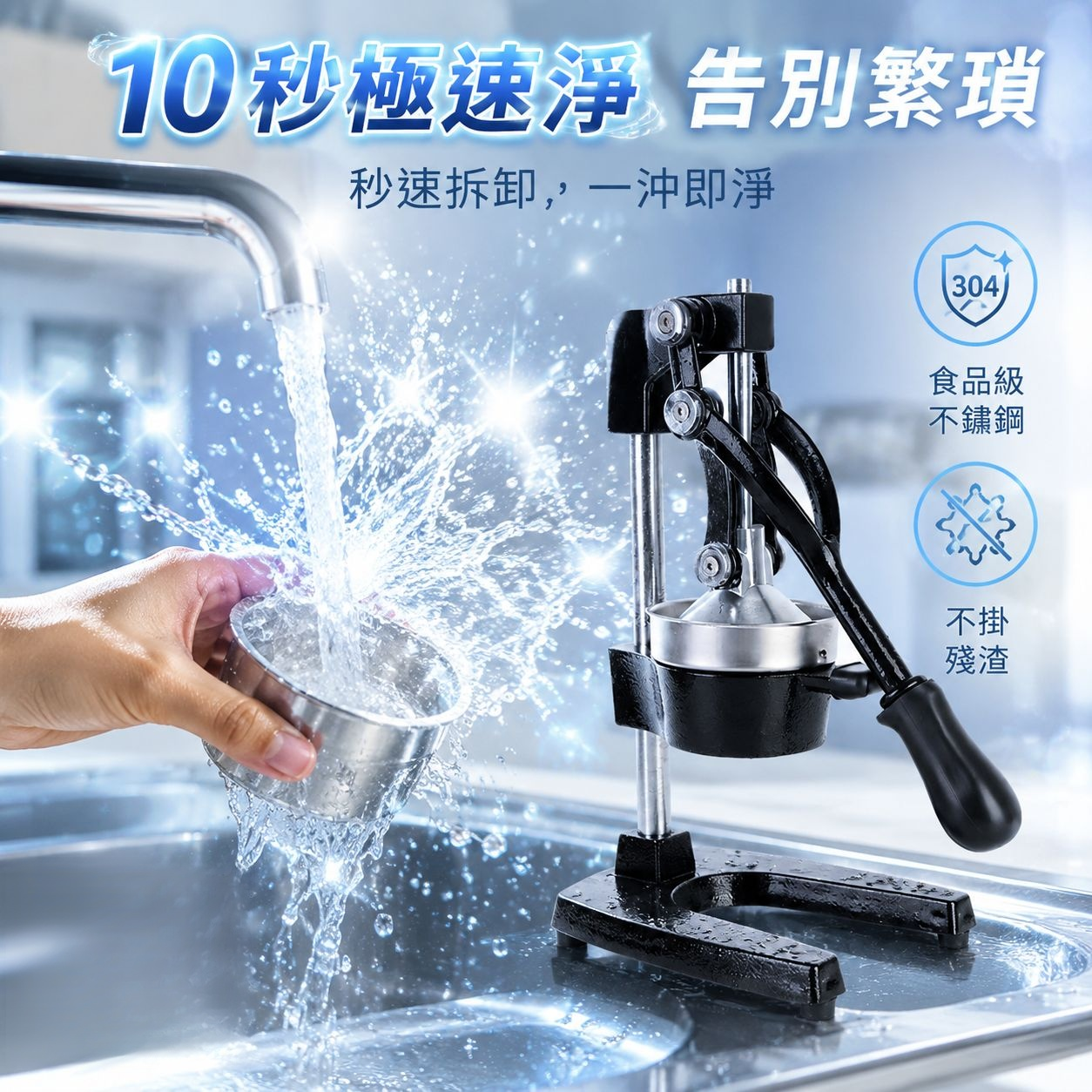 家用不鏽鋼果汁壓榨器