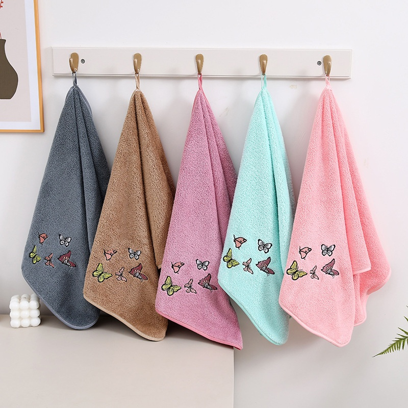 珊瑚絨毛巾速乾吸水柔軟面巾