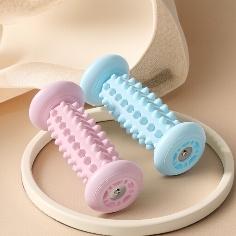 フットマッサージローラー ふくらはぎローラー チューブ 筋肉リラクゼーション ヨガ 足の減圧 ホームフィットネス フットローラー