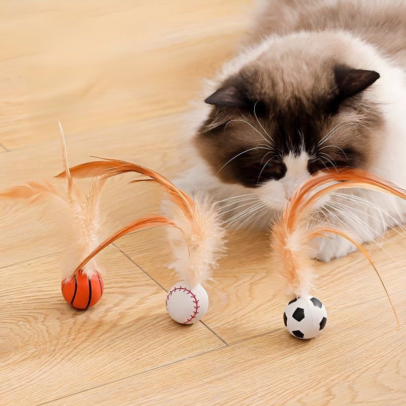 Bouncing Feather Ball