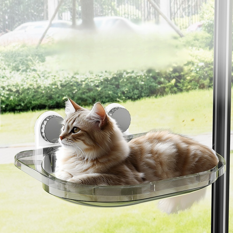 Katzenbett mit Saugnapfbefestigung