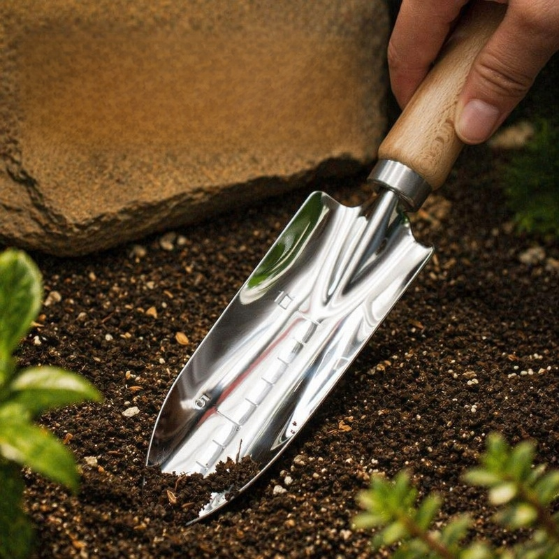 Gardening tools household flower shovel gardening shovel three-piece set set for growing vegetables 