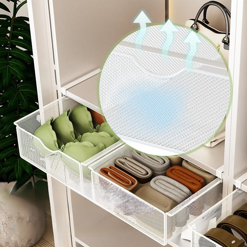 Hanging basket drawer storage