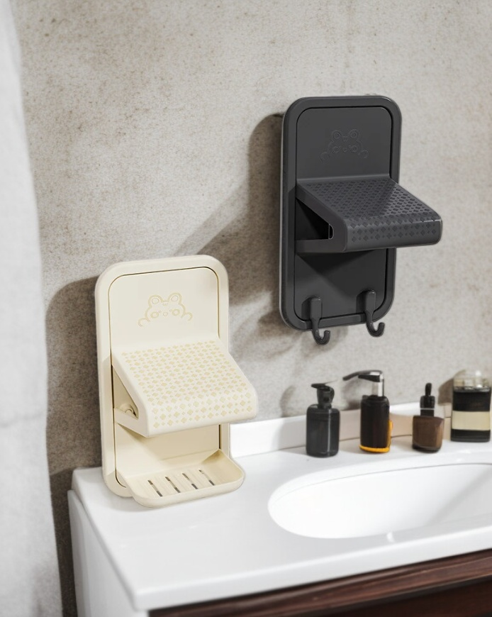 เก้าอี้วางเท้าสะดวกสบายในการอาบน้ำ