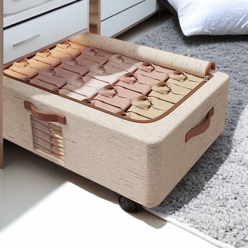 Caja de almacenaje deslizable debajo de la cama