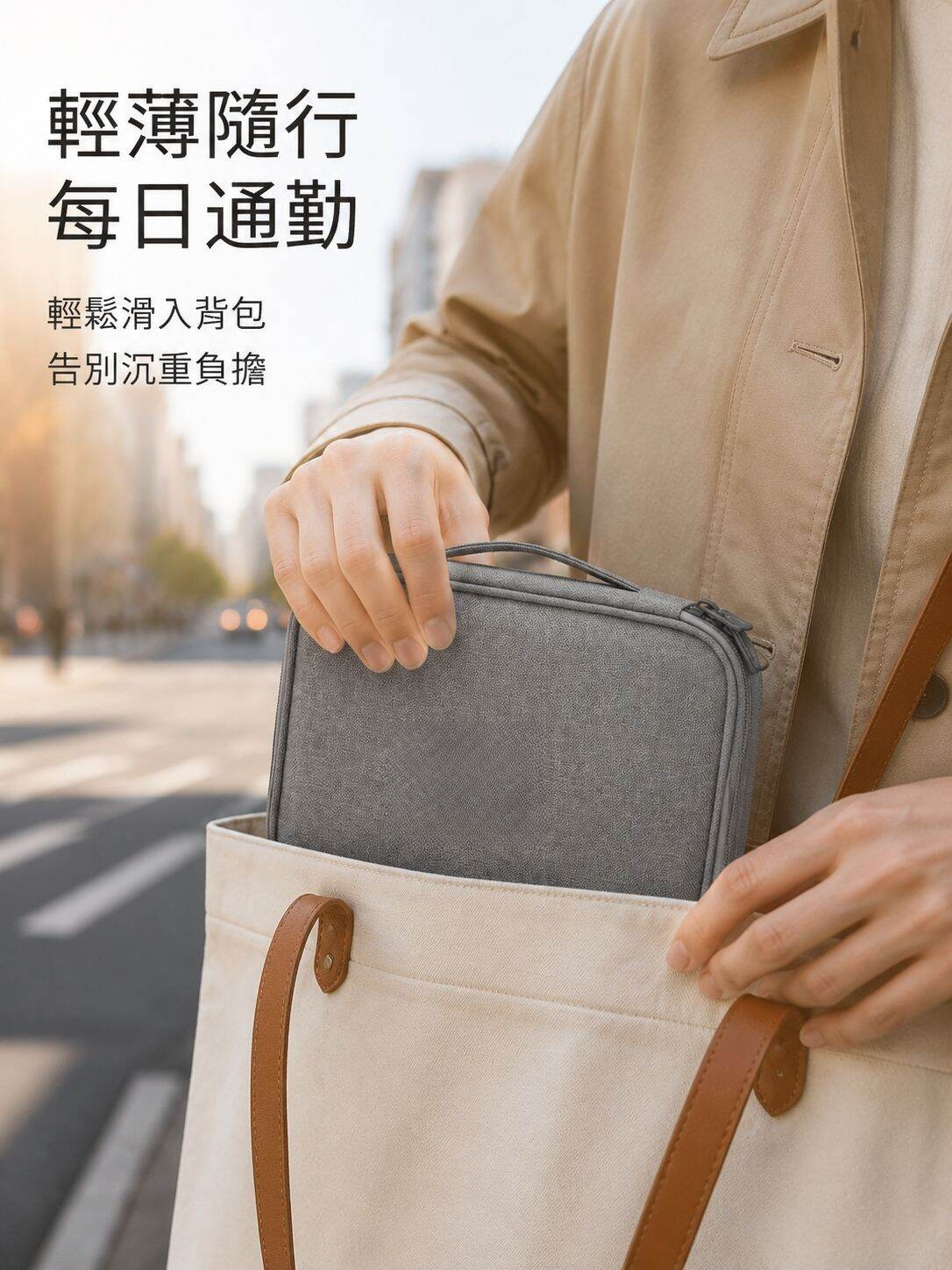 多功能數碼配件收納袋 筆記本充電器耳機USB行動電源整理包