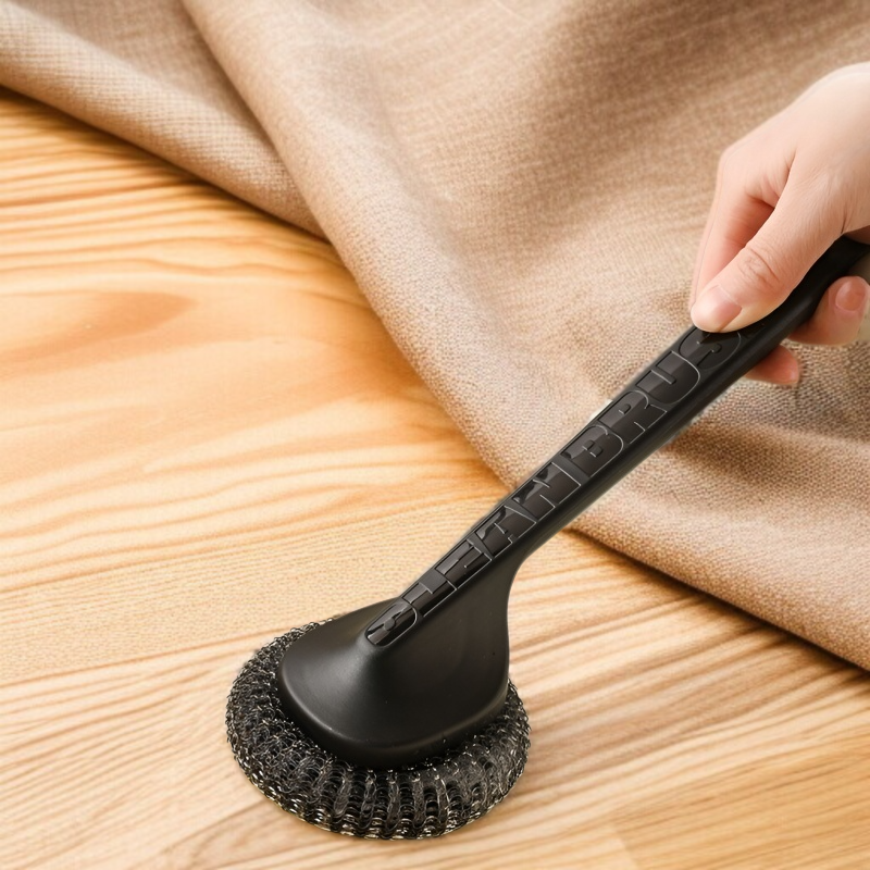 가정용 스텐 식기세척솔 손잡이 교체 가능 실밥이 빠지지 않는 하트 주방솔 청소볼 설거지볼