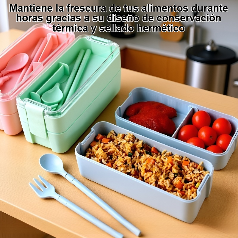 Caja de Almuerzo Bento Conservadora de Frescura