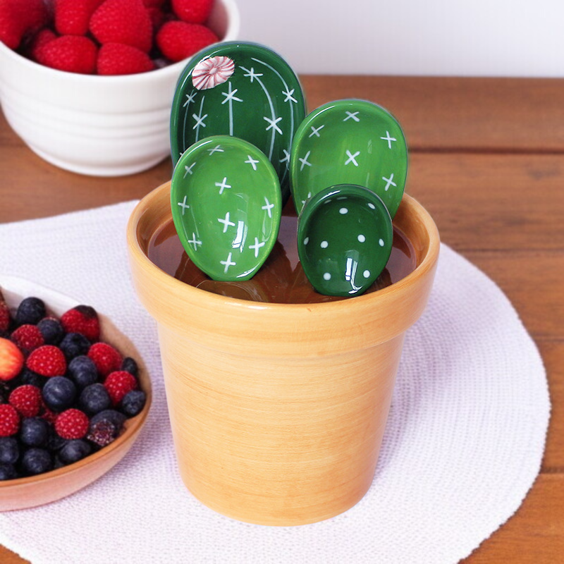 가정용 주방 도자기 숟가락 수납 받침대