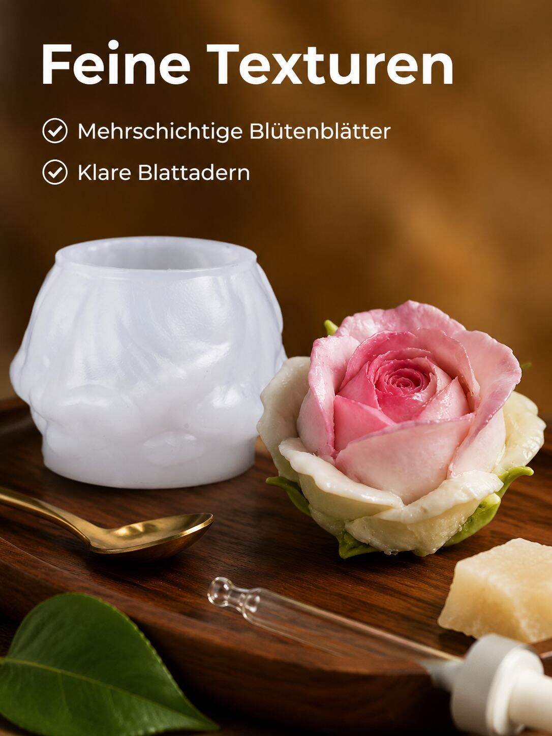 FBA Kerzen-Set 3 Rosen-Artikelform