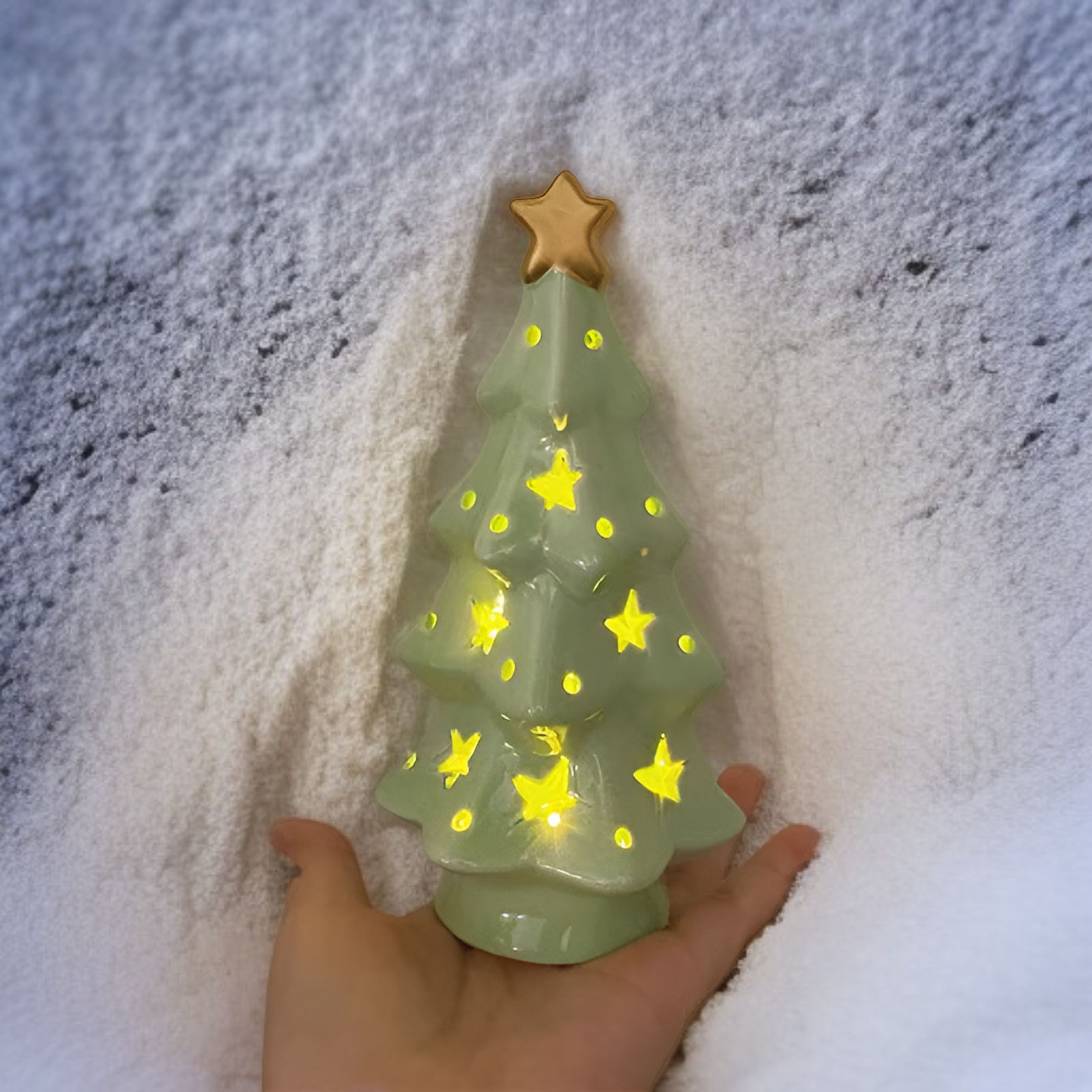 ミニデスクトップクリスマスツリーオーナメント