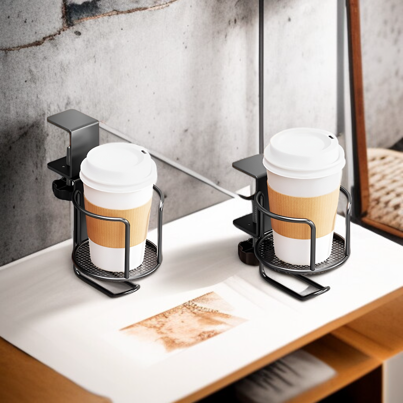 책상용 헤드폰 걸이 가방 수납 클립 컵홀더 다용도 선반