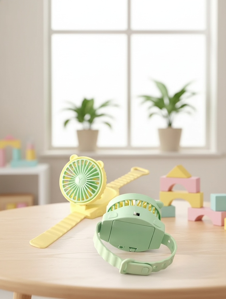 Accessoire rafraîchissant mini ventilateur montre
