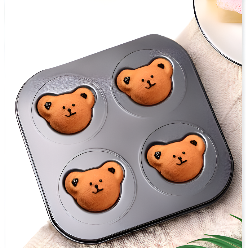 カートゥーンベアシリコン製焼き型