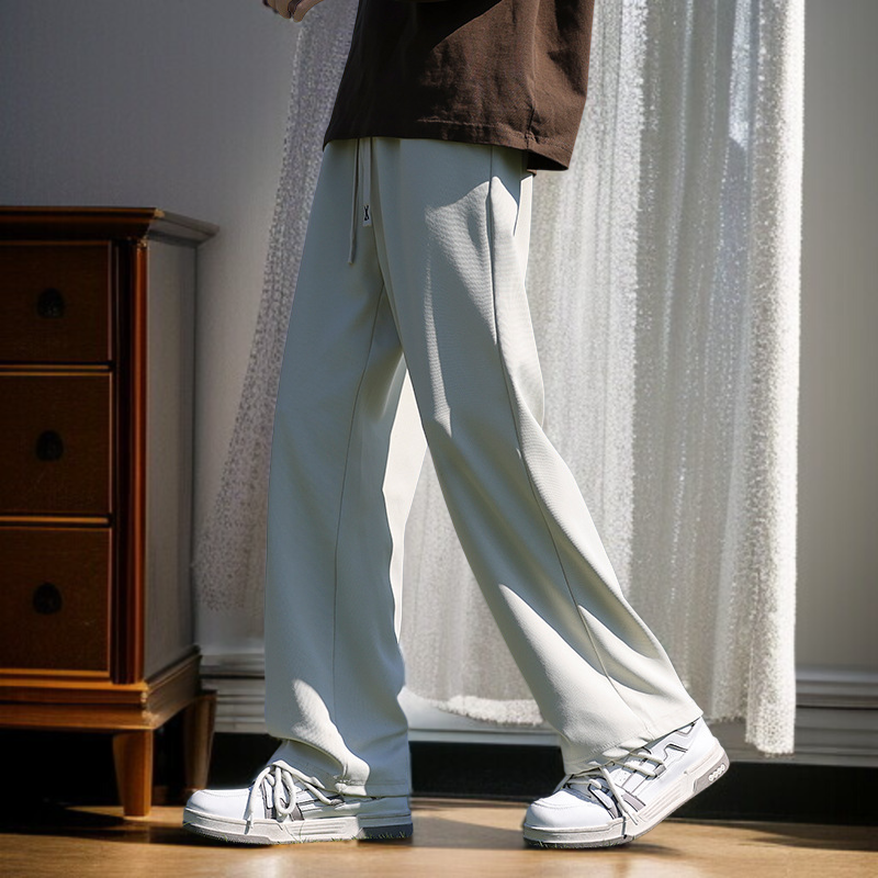 남자 봄가을 와이드 일자 트레이닝 팬츠 일자 팬츠