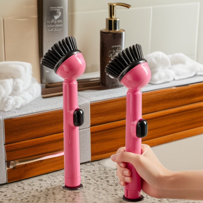 Long Handle Cleaning Brush Liquid Pump Pad Bowl Brush Dopamine Safe Cleaning Brush