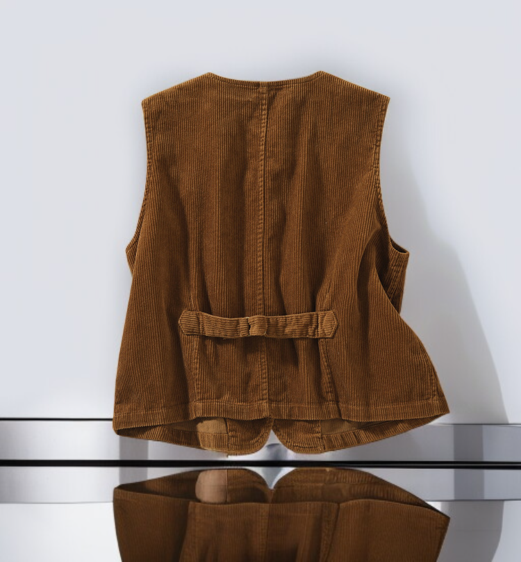 秋冬ファッションにぴったりなストライプベスト