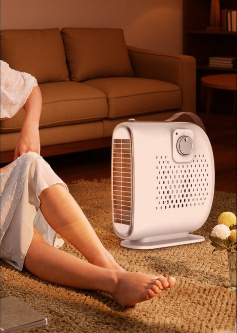 自動温度調整機能付き送風機の操作パネル