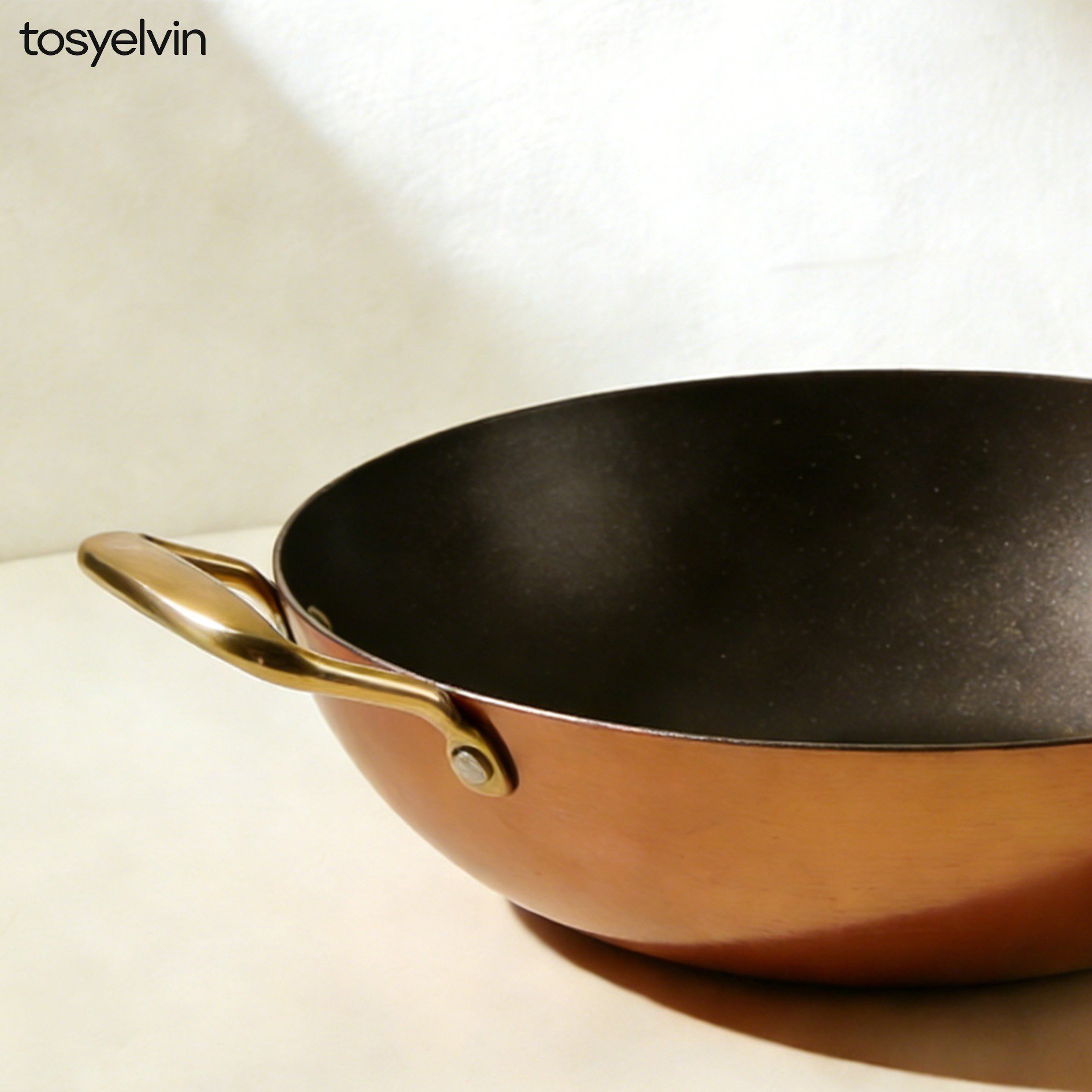 กระทะผัดไม่ติดเคลือบกันติดคุณภาพสูง