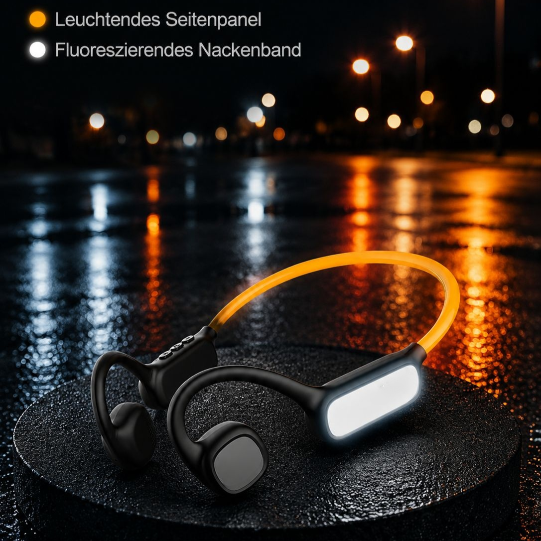 2025 neue leuchtende Luftleitung Bluetooth-Kopfhörer