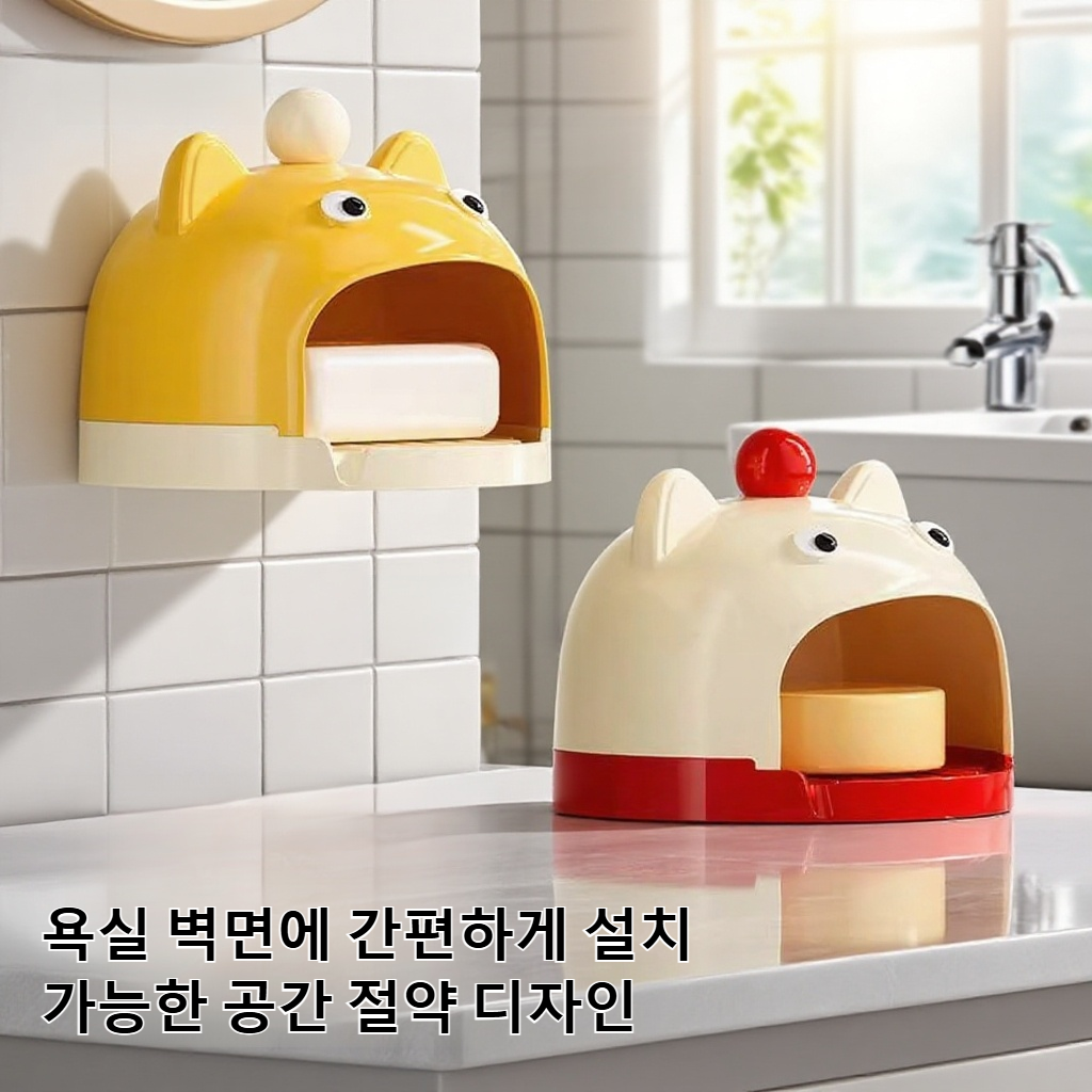 홈 욕실 벽걸이 비누 접시