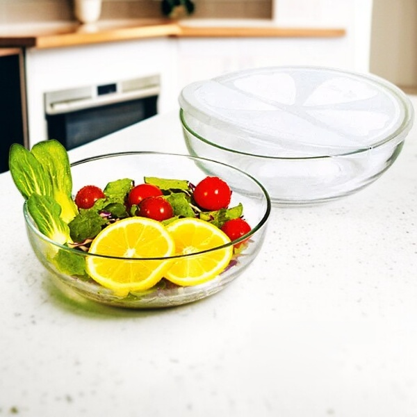 وعاء زجاجي مقوى من جلاس روك