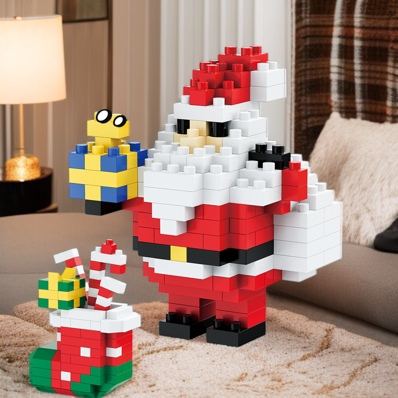  크리스마스 블록 두뇌 발달 장난감