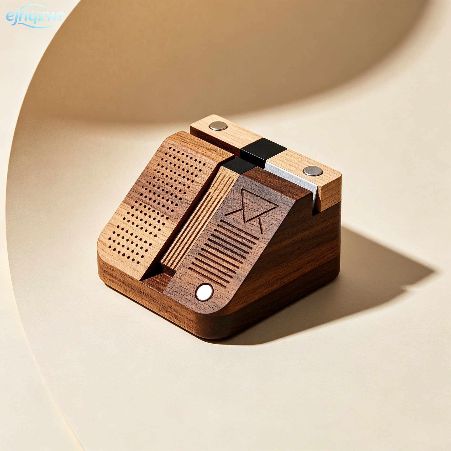 Memo-Halter aus Massivholz mit Notizzetteln