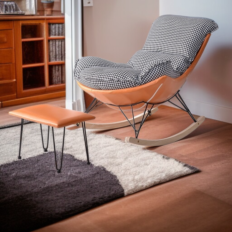 세련된 디자인의 소파 의자 측면