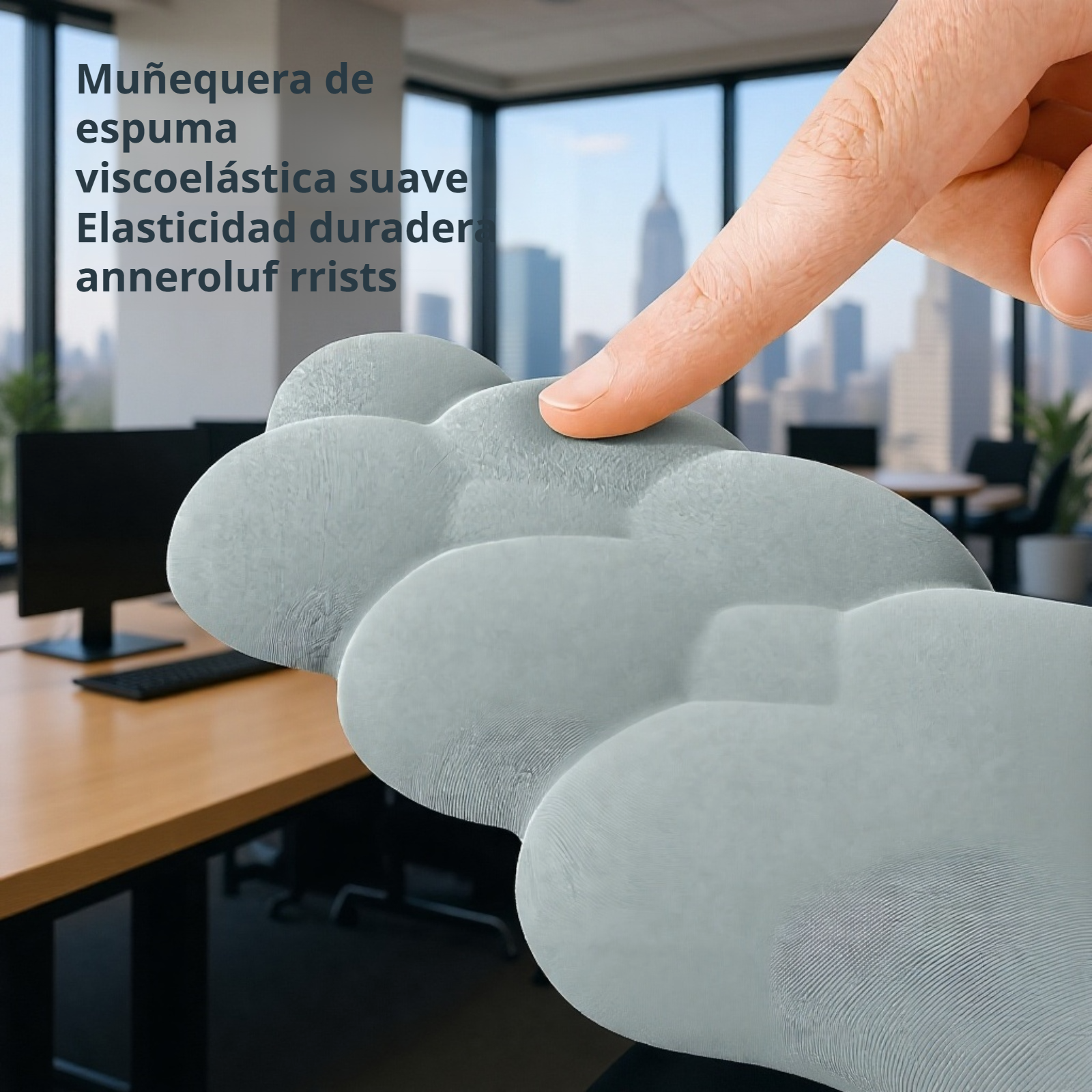 Cloud keyboard and mouse wrist support stylish gradient color multiple colors optional slow rebound 