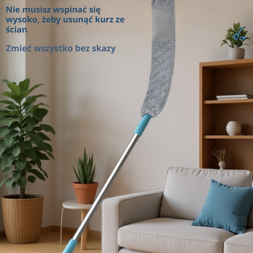 Szczotka do kurzu z teleskopową rączką
