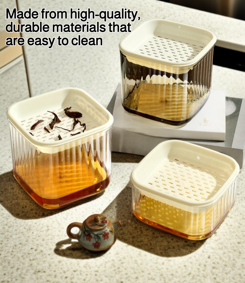 Tea dregs bucket for tabletop tea waste disposal