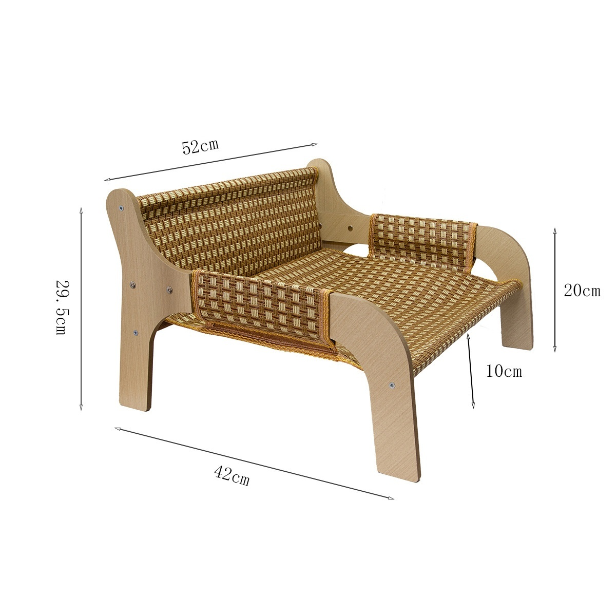 Scratch-resistant Pet Sofa Bed for Cats