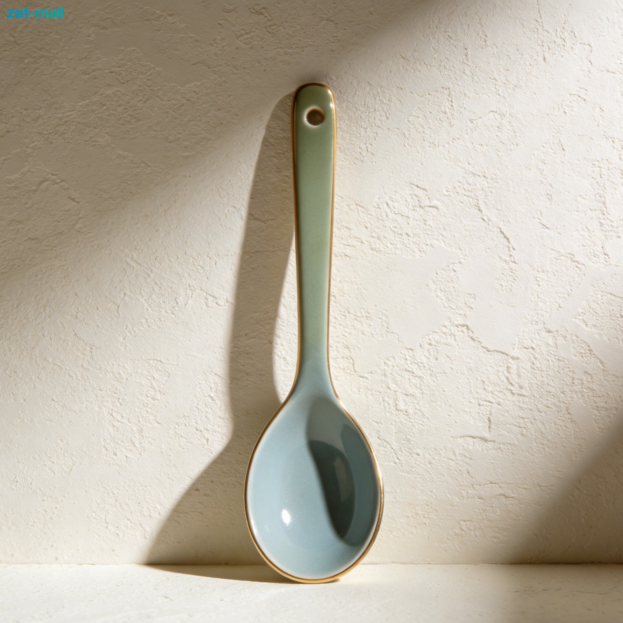 Ceramic soup spoons (6 pieces)