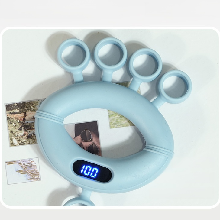 Grip strength counter finger trainer