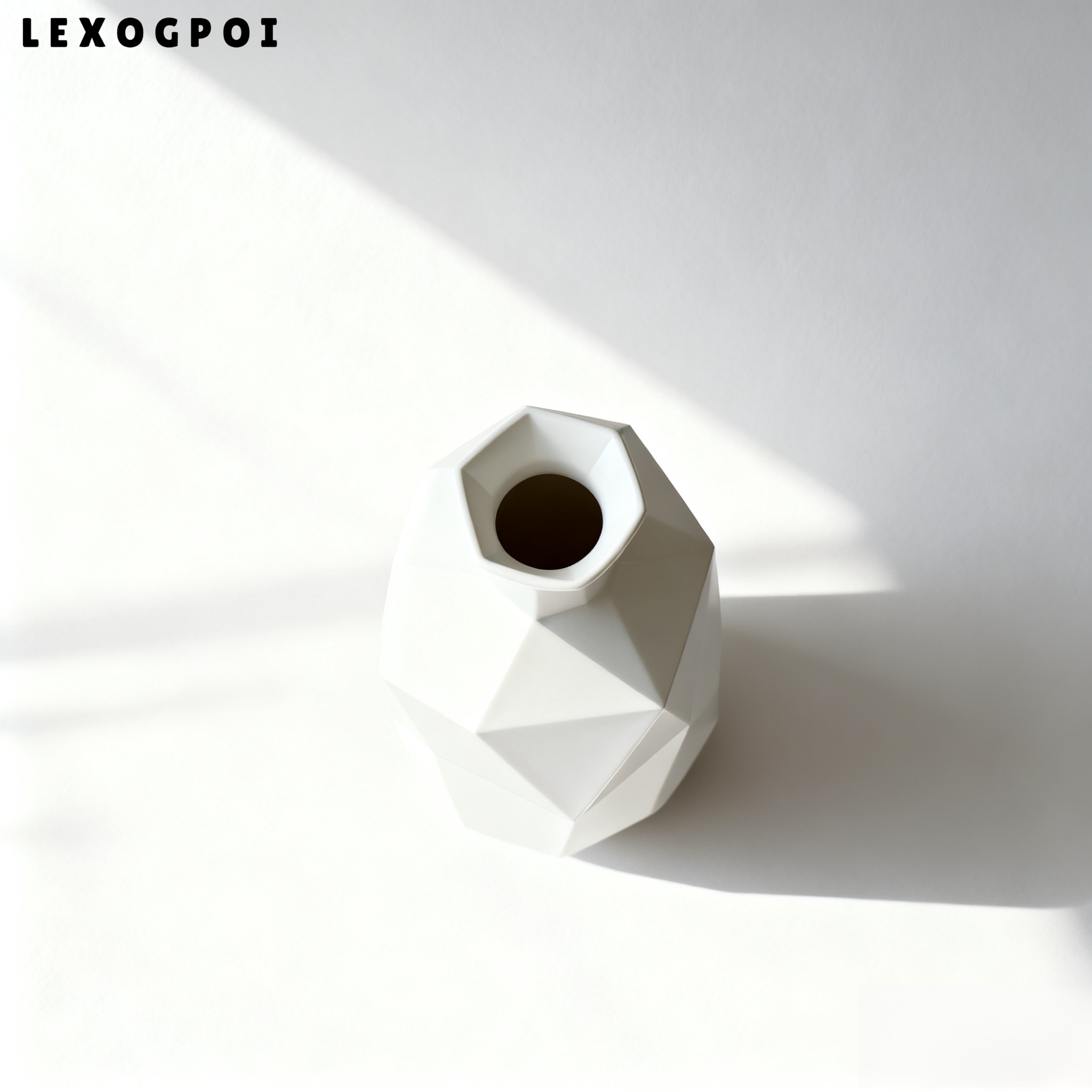 고급 세라믹 소재 꽃병 디테일