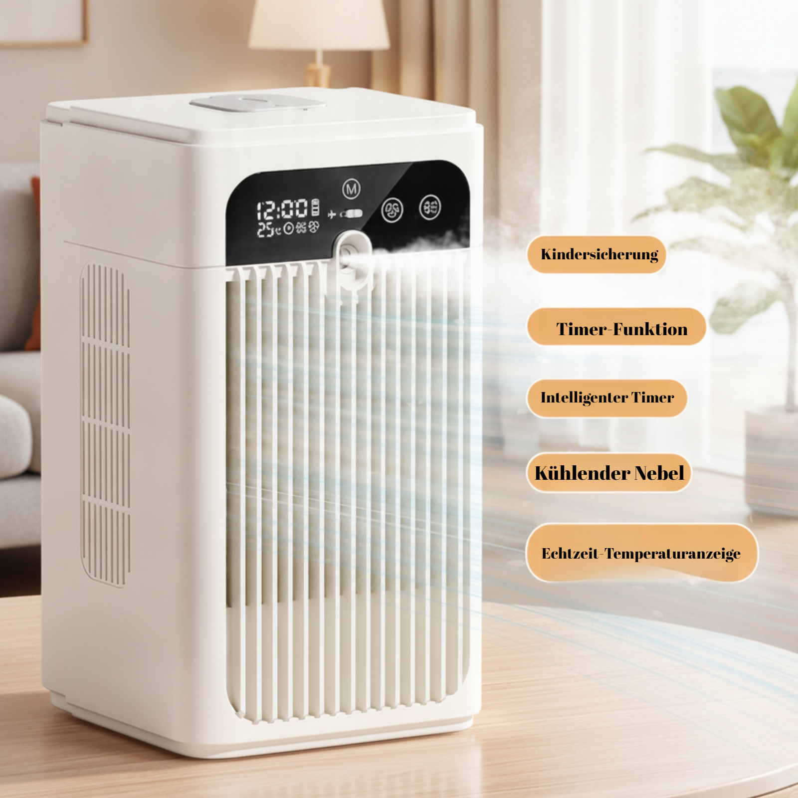 Desktop-Mist-Klimaanlagenventilator