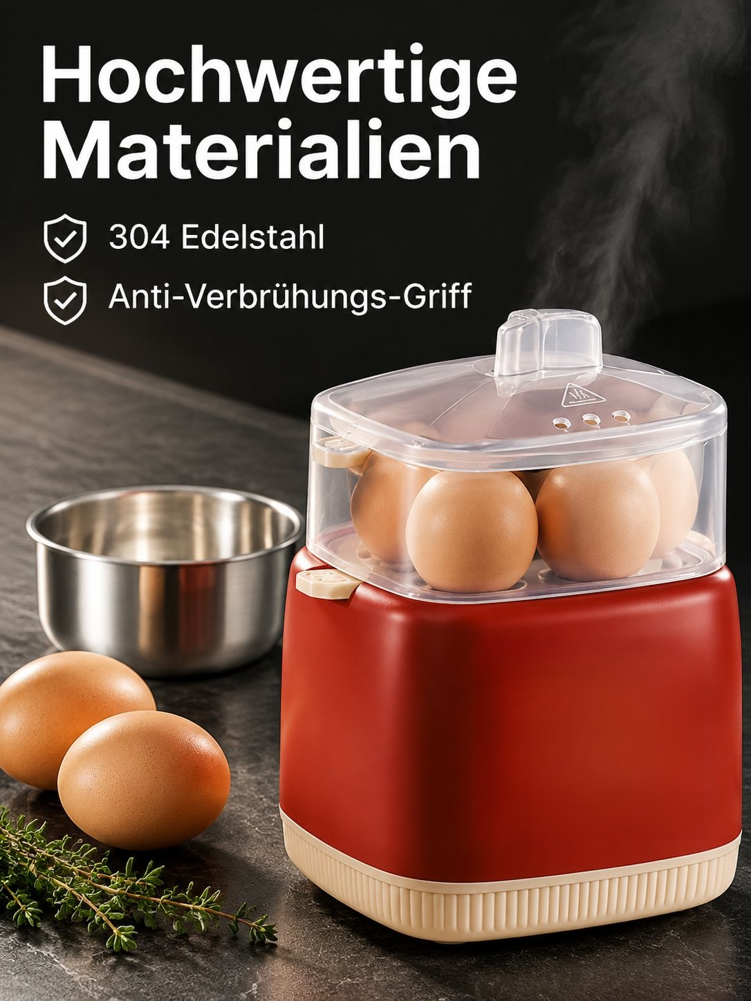 Intelligenter Mini-Eierdämpfer