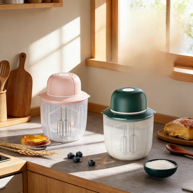 Multifunctional Cordless Milk Frother Portable Mixer for Soy Milk and Cake Baking