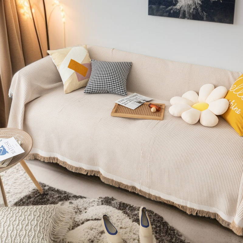 ソファカバーカバーフルカバー綿糸ユニバーサルソファブランケットカバータオル フルカバーソファ