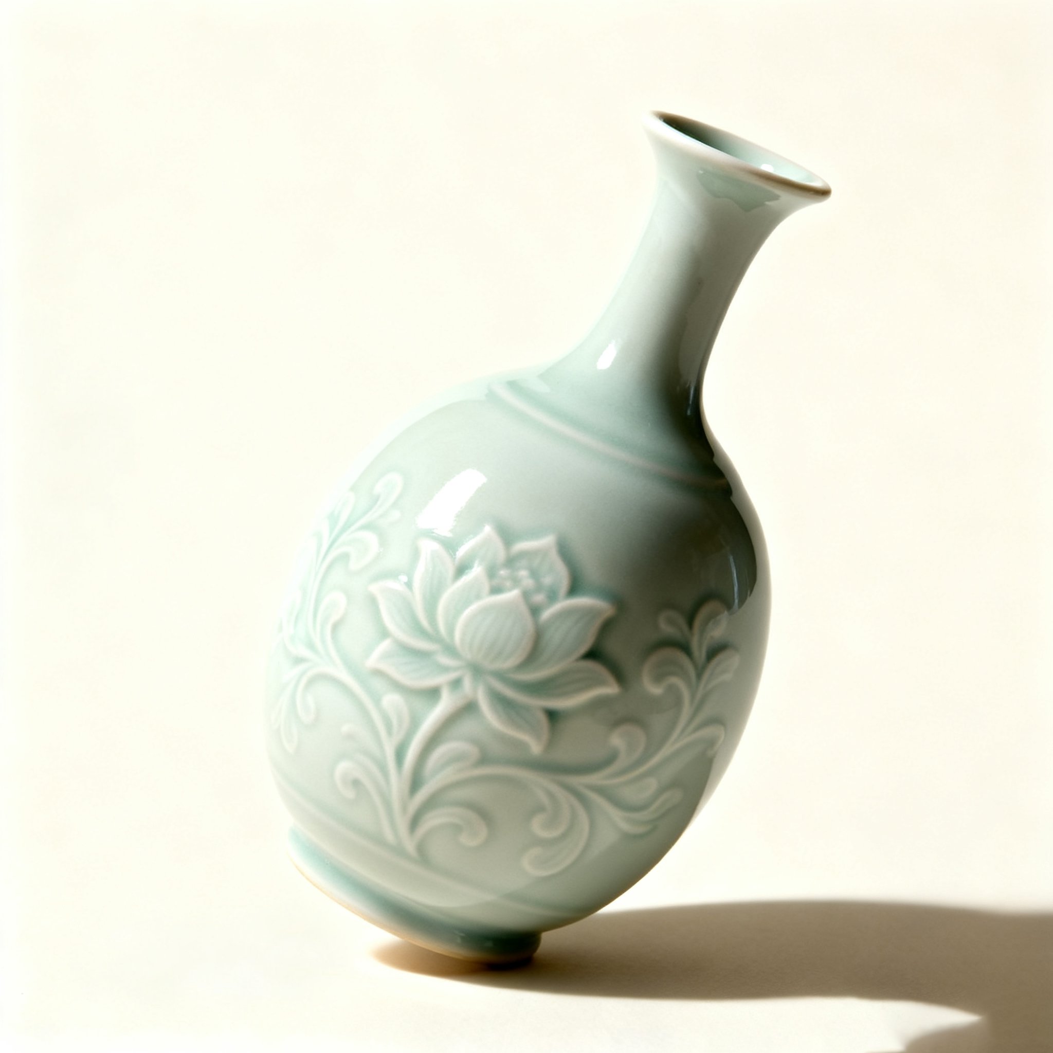 ハンドメイド彫刻セラミックフラワーベース