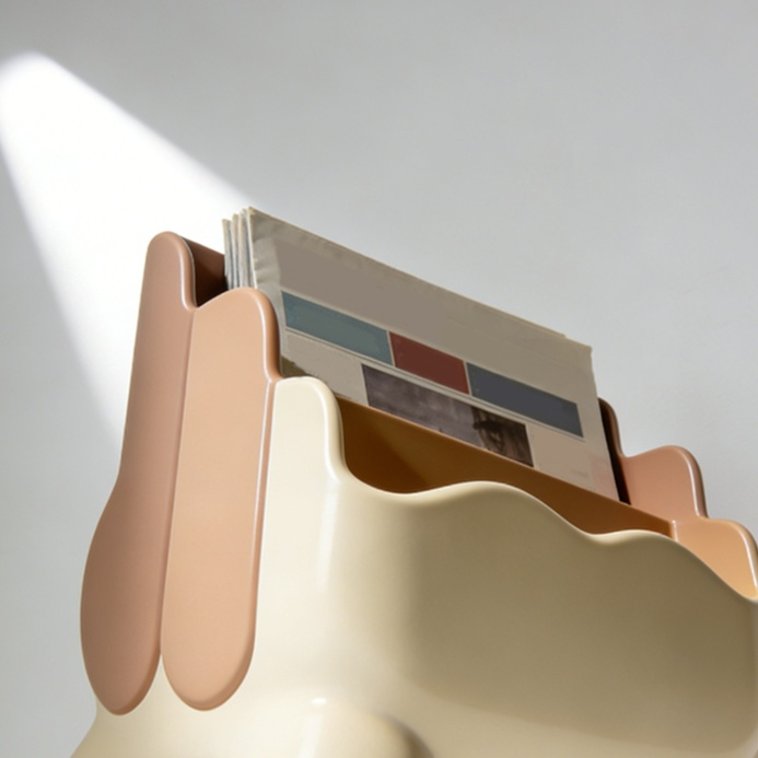 데스크탑 책 정리함 3종 세트 전체 모습