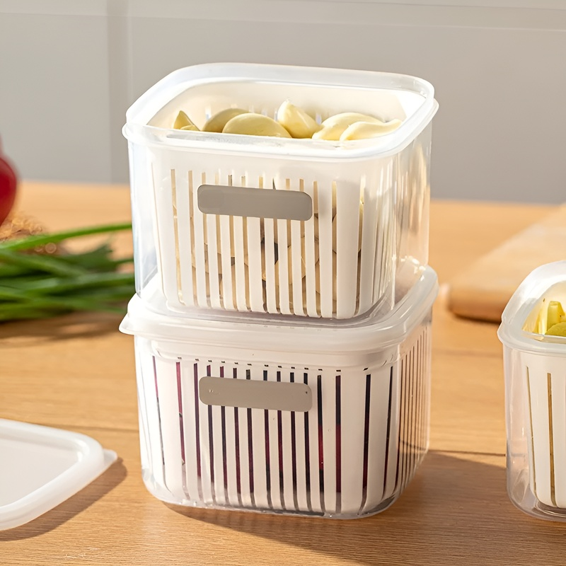 Caja multifuncional de drenaje y conservación para verduras