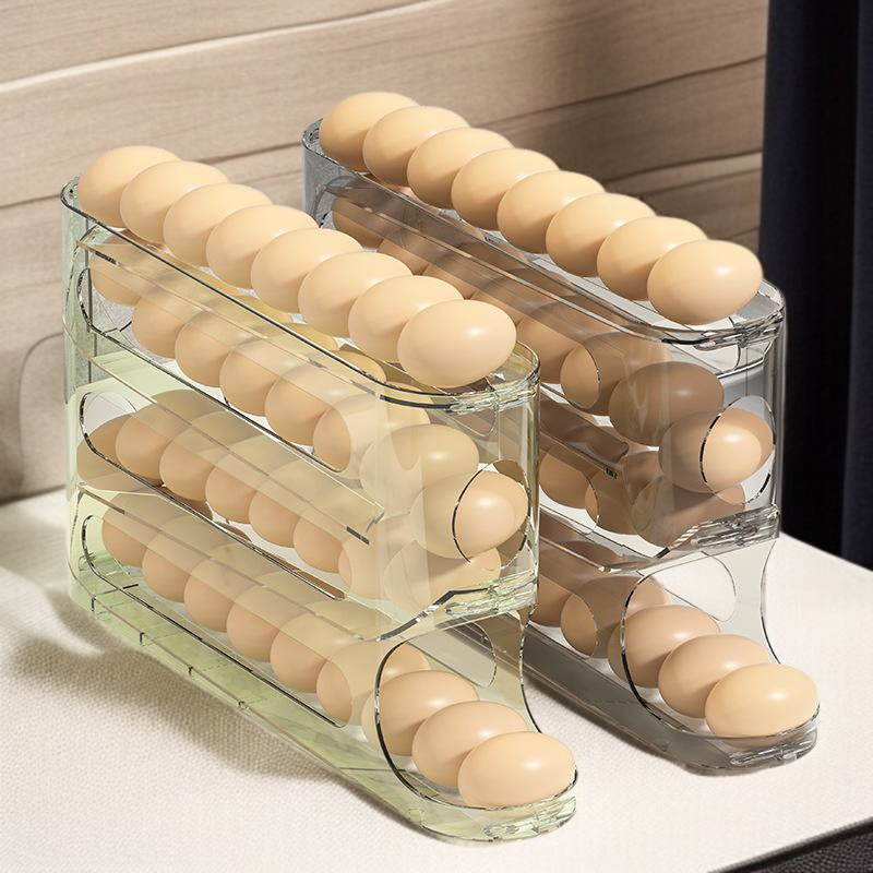 투명 미끄럼틀 계란 수납함
